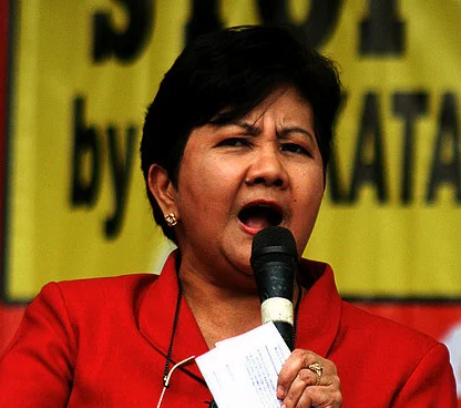 Gabriela representatives Luzviminda Ilagan (above) and Emerenciana de Jesus are planning to include a divorce provision in the Family code. (Photo by Ruby Thursday More/AKP Images)