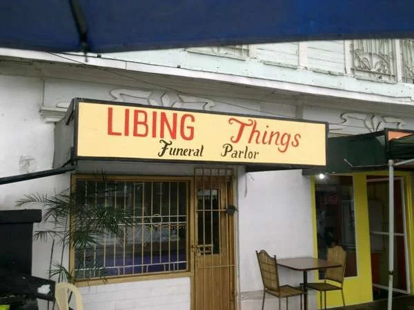 Libing Things, a funeral parlor (Photo by Marya Sunga) 