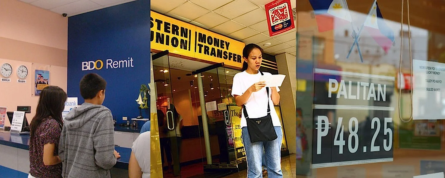 In 2012, remittances to the Philippines reached $21 billion. Sources: www.virtualtourist.com , www.pinoy-ofw.com and www.nomadicpinoy.com )