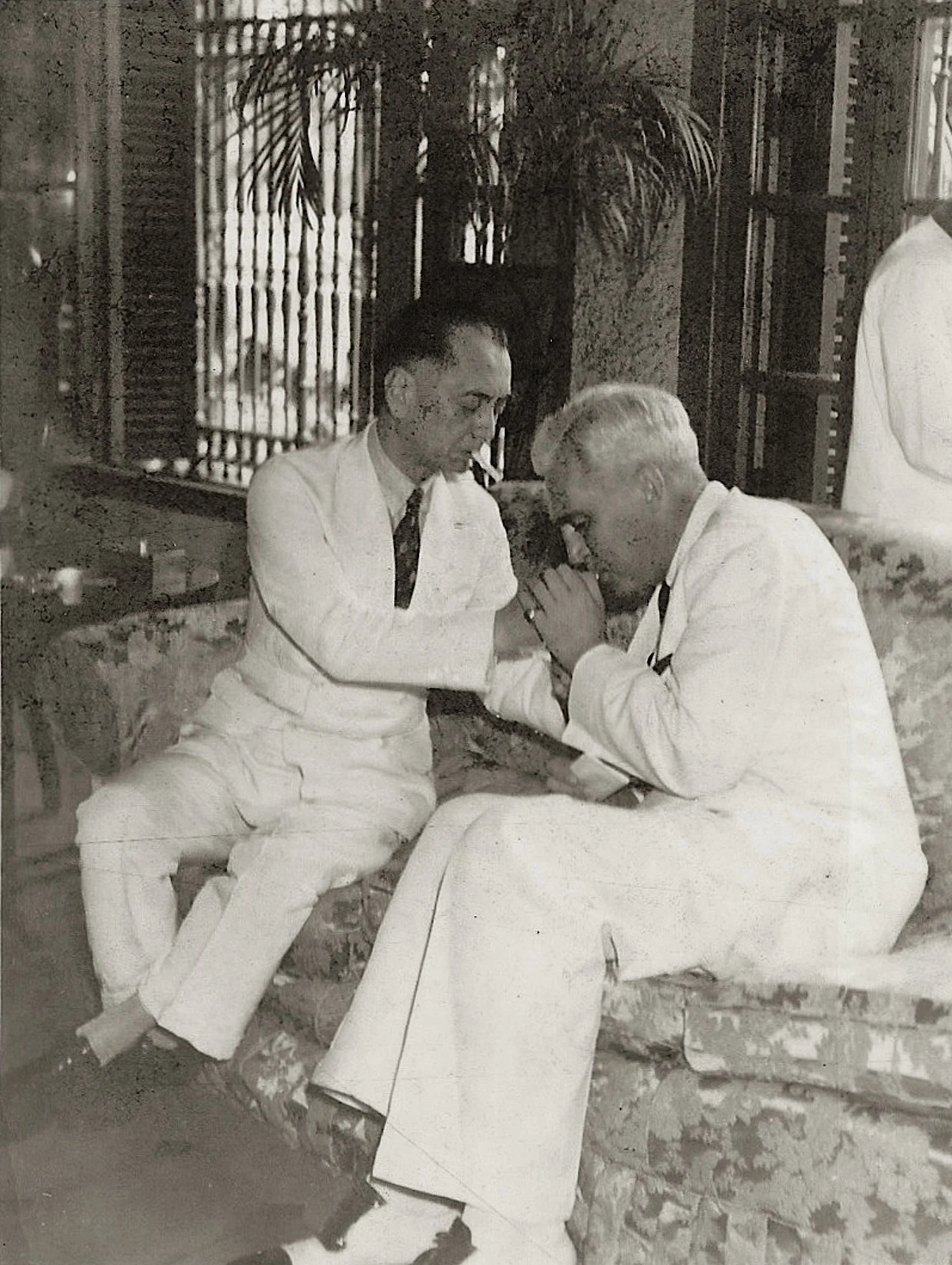 President Quezon with U.S. High Commissioner McNutt, 1938
