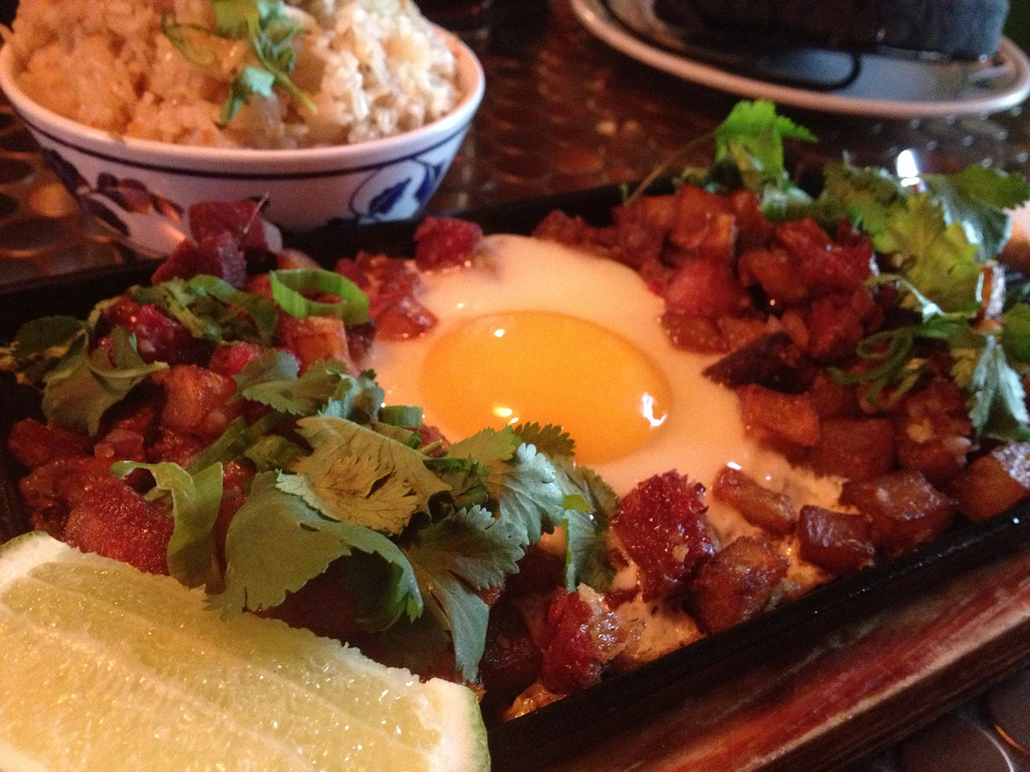 Pig and Khao's Sizzling Corned Beef (Photo by Elizabeth Ann Quirino)