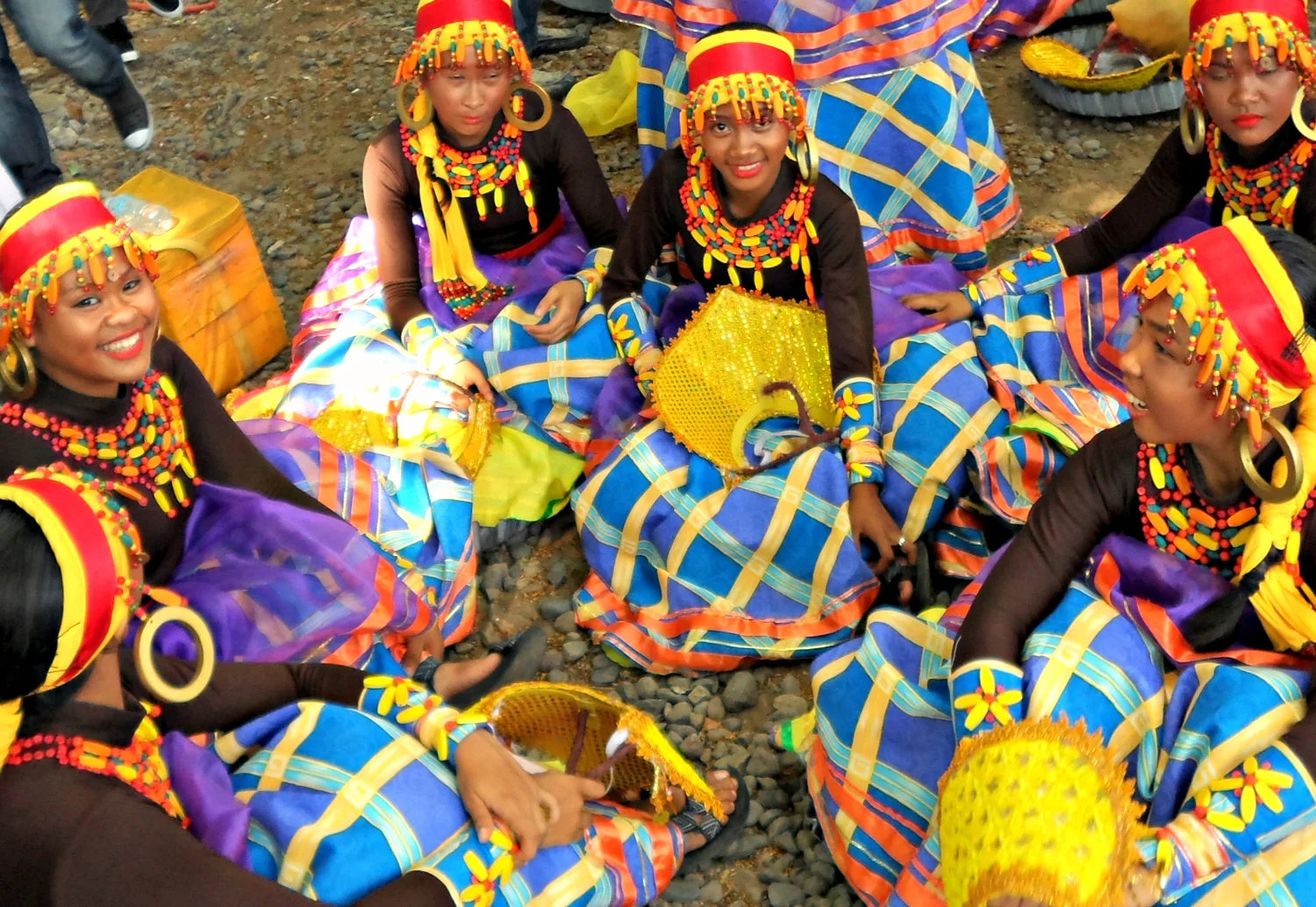 Dinagyang Festival, represented by the Tribu Panayanon group from Iloilo City National High School, won the Aliwan Fiesta 2013 Street Dance Championship. (Photo by Migs Bassig)