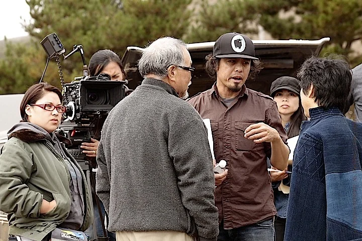 Benito Bautista working on his 2008 film "Number Four." (Photo by BJ Formento)