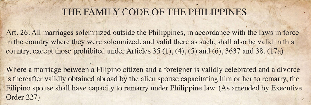 Hot Topic Can A Filipino Remarry After Divorce From An Alien Spouse Positively Filipino Online Magazine For Filipinos In The Diaspora