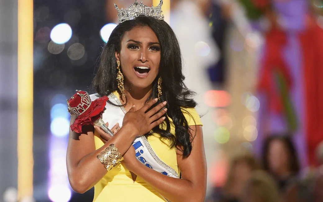Newly-crowned Miss America Nina Davuluri  (Source: theguardian.com, photo by Getty Images)