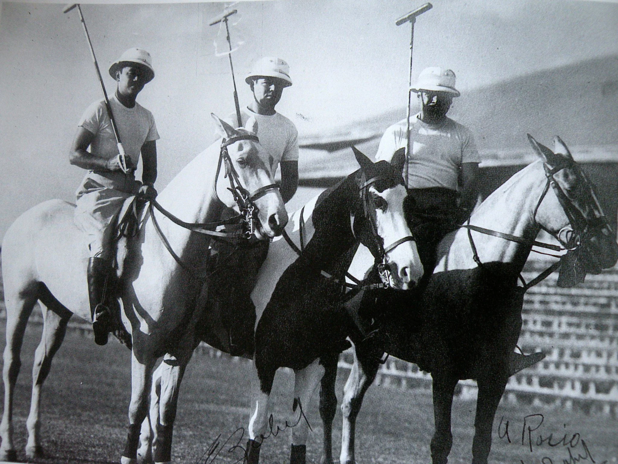 Dr. Oscar Jacinto, Enrique Zobel, and Jacobo Zobel, circa 1952