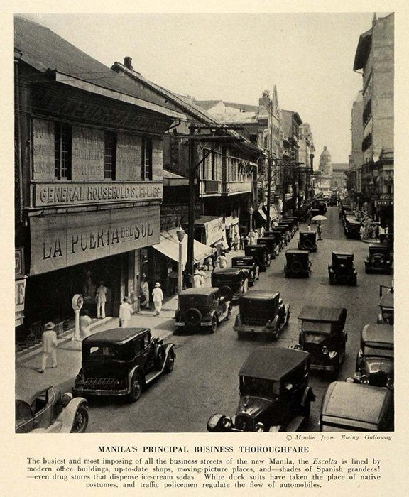 Escolta c.1920s (Source: Manila Nostagia)