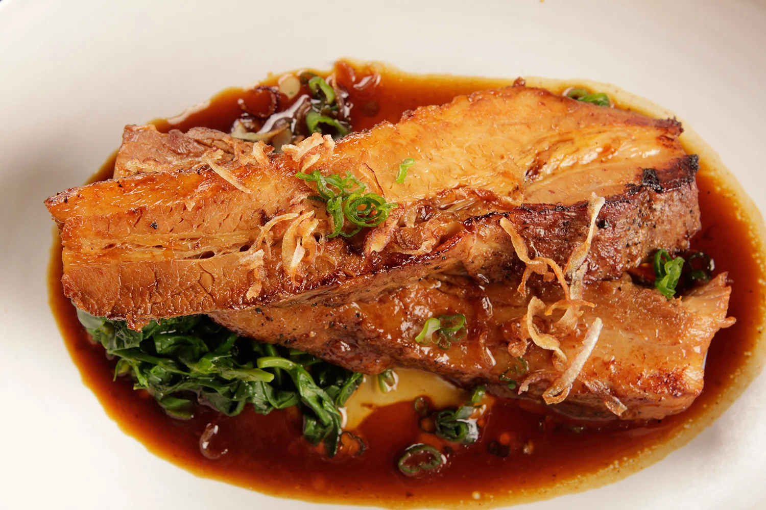 Chef Rodelio Aglibot's Adobo Braised Pork Belly (Photo by Kenny Kim)