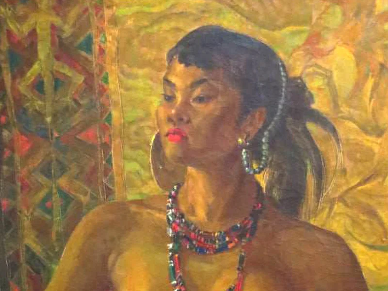 The painting of Princess Urduja (Photo by Excel Dyquiangco)