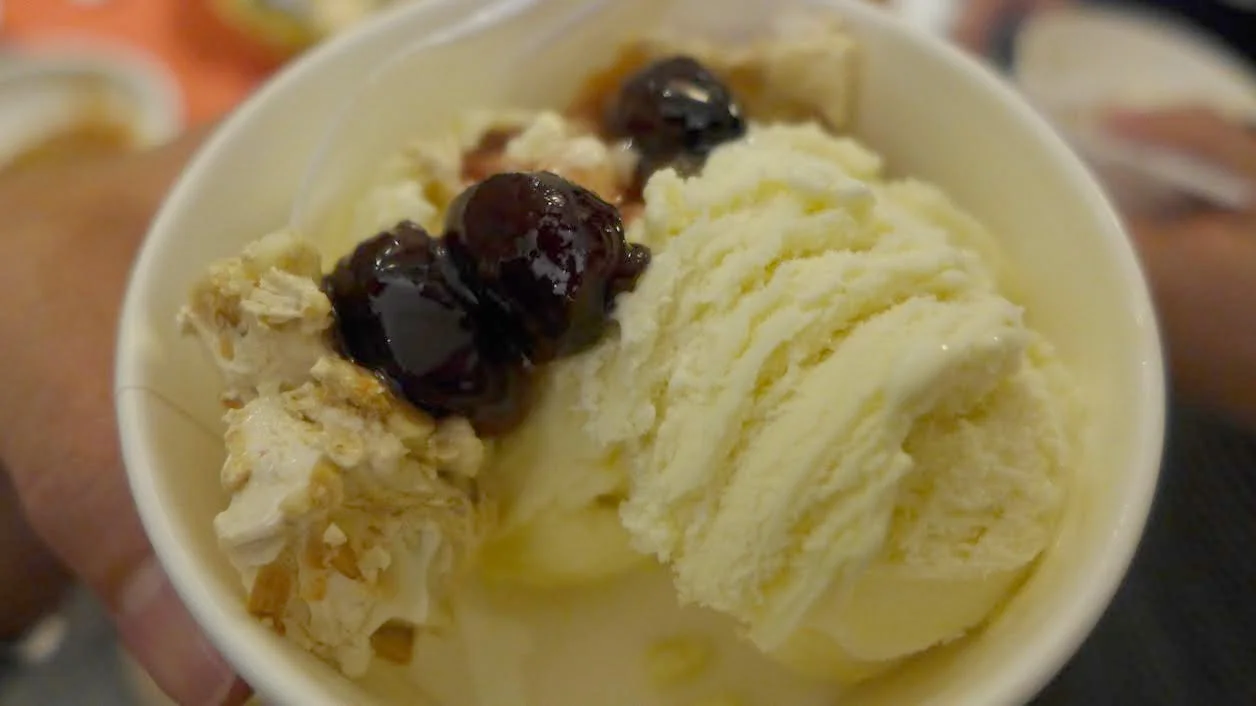 Fresh carabao's milk are used in the ice creams. (Photo by Tricia Tensuan)