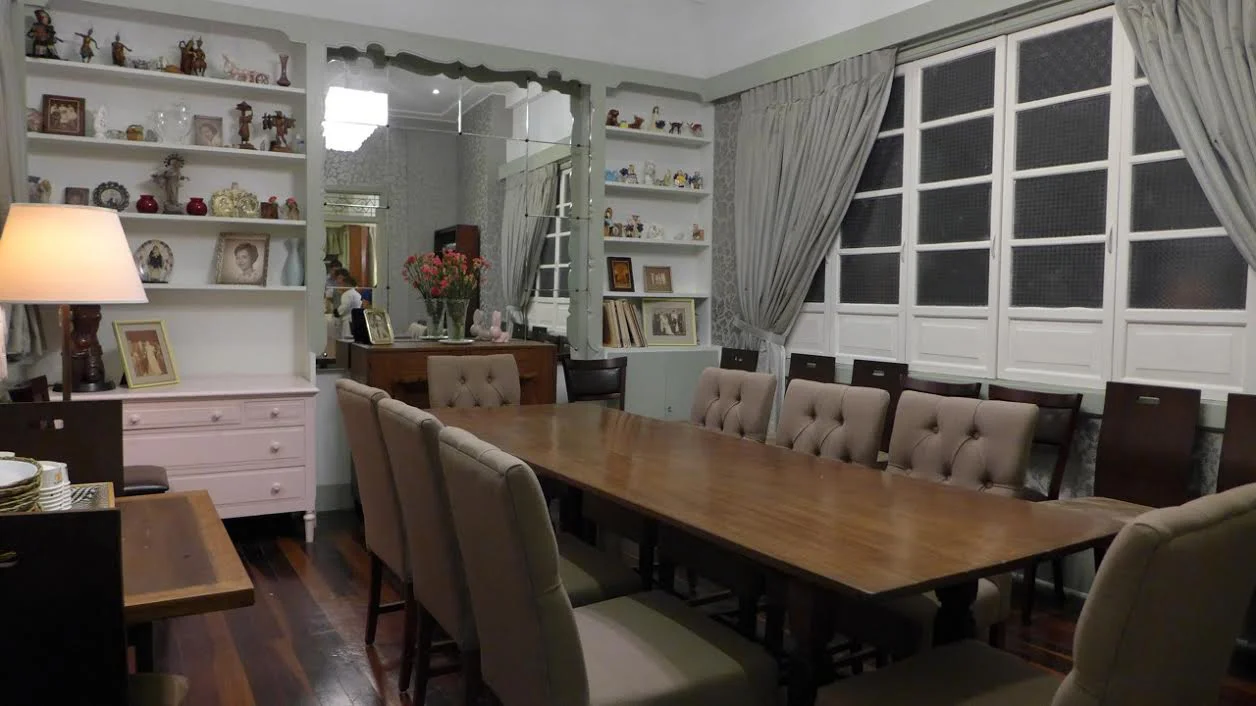 The dining room was formerly the bedroom of Amy's parents - Drs. Augusto S. Besa and Solita Camara-Besa. (Photo by Tricia Tensuan)