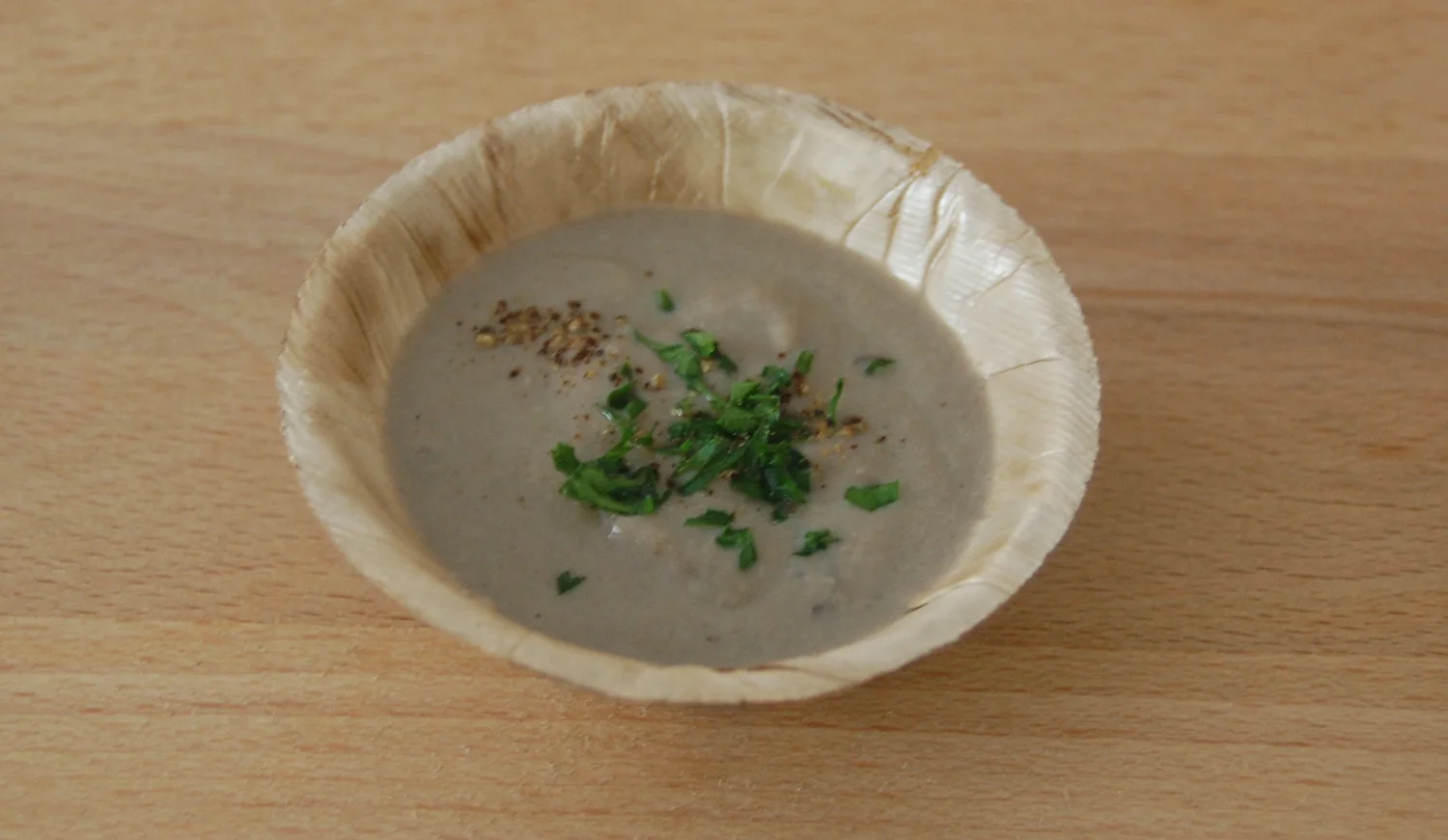 Onederful “Cream” of Mushroom Soup (Photo by Raymond Virata)