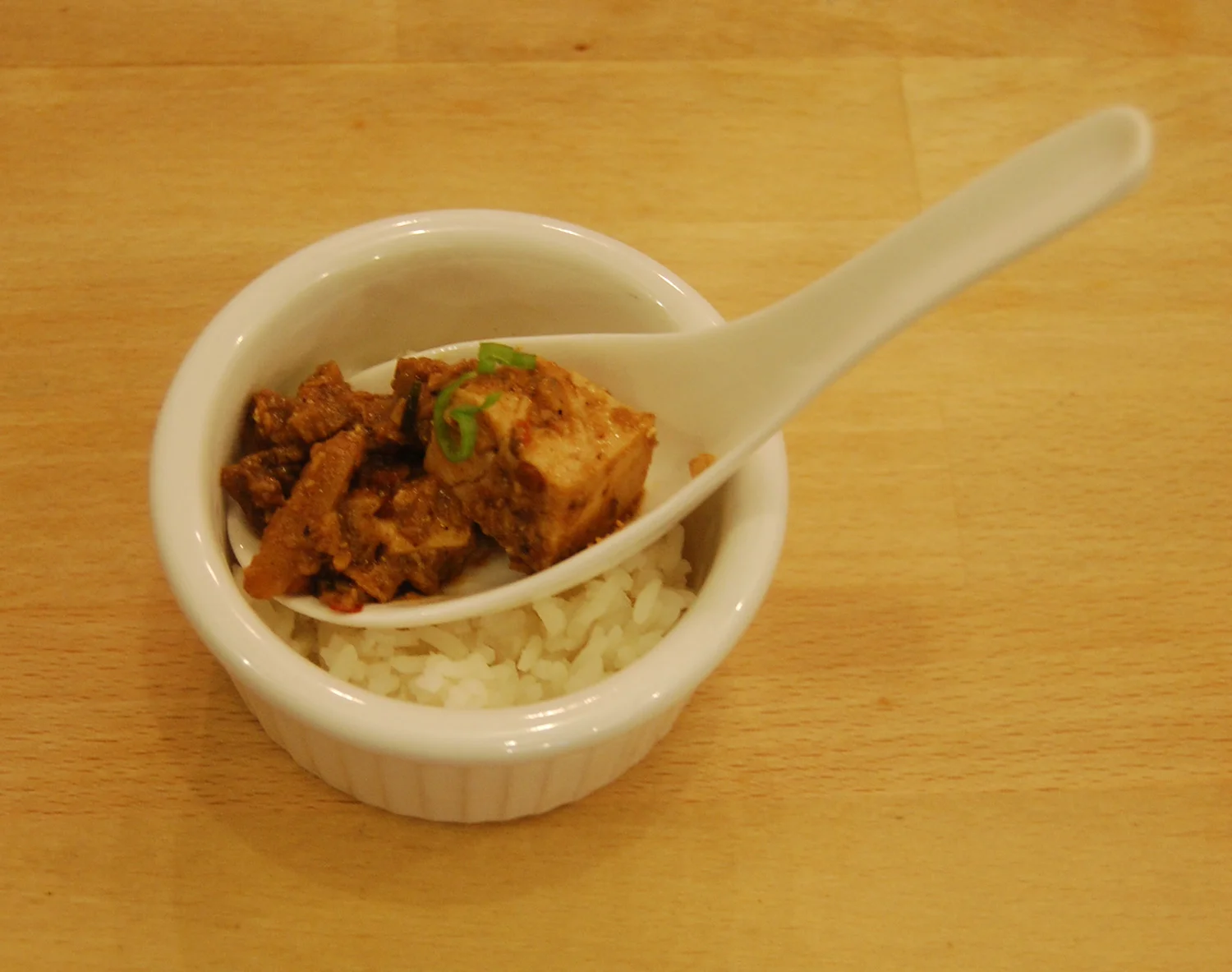 Char Siu BBQ Pork “Chow Faux Fun” (Photo by Raymond Virata)