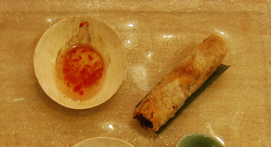Pork Free Vietnamese Egg Roll (Photo by Raymond Virata)