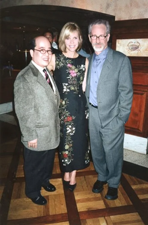 Fritz Friedman with actress Kate Capshaw and her husband, Steven Spielberg. (Photo courtesy of Fritz Friedman)