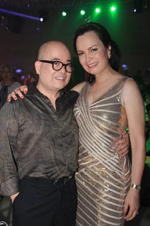 Fritz Friedman and 1973 Miss Universe Margie Moran Floirendo at her 60th birthday party last October, 2013. (Photo courtesy of Fritz Friedman)