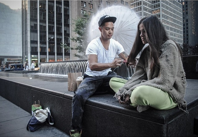 Ashley, 24, escaped an abusive relationship, which landed her on the streets for the past 2 months. She gathers just enough money throughout the day to sleep in a hostel at night. A haircut and a caramel frappuccino from Starbucks brightened up her …