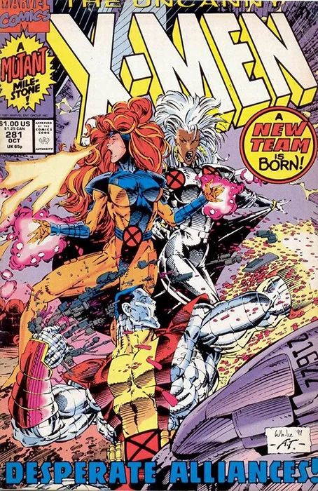 Uncanny X-Men #281, cover and art by Whilce Portacio