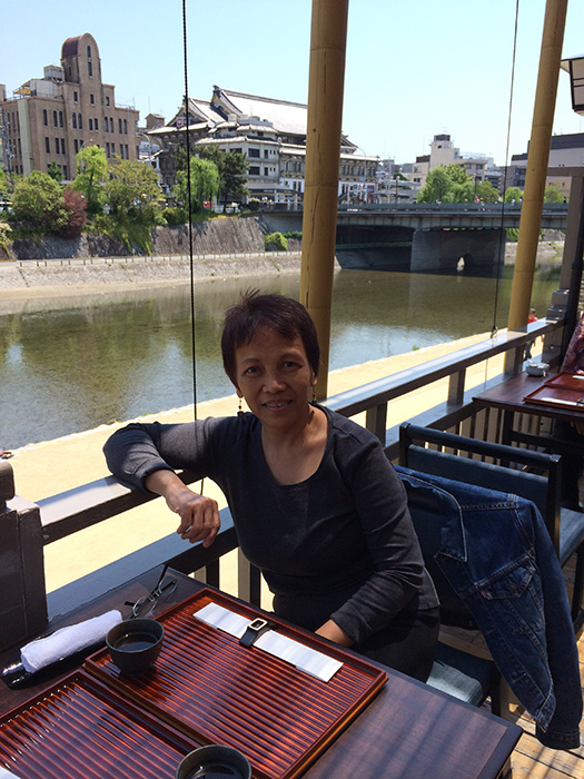 Author Marites Vitug in Kamo (Photo courtesy of Marites Vitug)