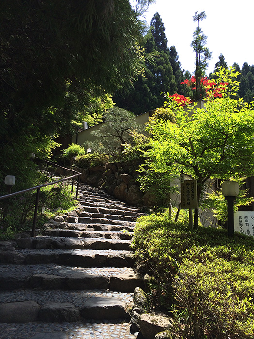 The entrance to an onsen (Photo courtesy of Marites Vitug)