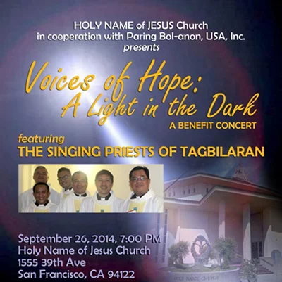 Benefit Concert to Rebuild Destroyed Churches in Bohol