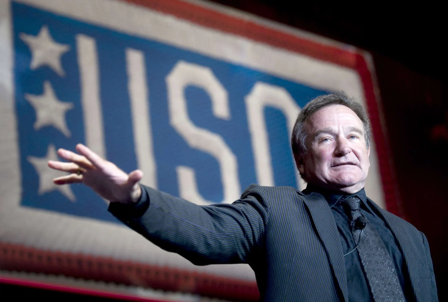 Robin Williams (Source: Wikipedia. Photo by Chad J. McNeeley, US Navy)