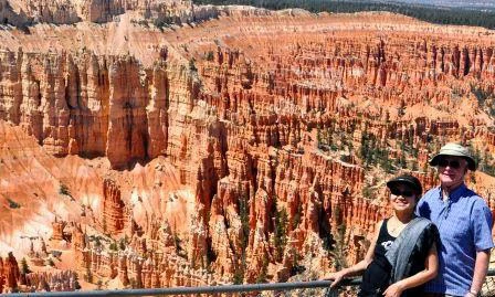 The Colborns at Bryce National Park, Utah (Photo coutesy of Carolina Esguerra Colborn)