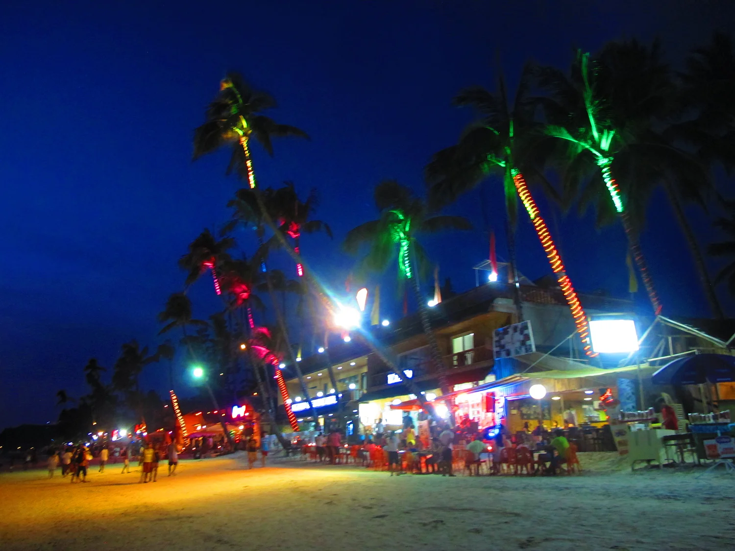 "Boracay at Night" (Photo by Bessie Badilla)