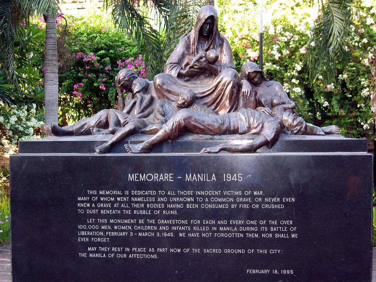 Memorare Manila 1945 (Source: Wikimedia.Commons)