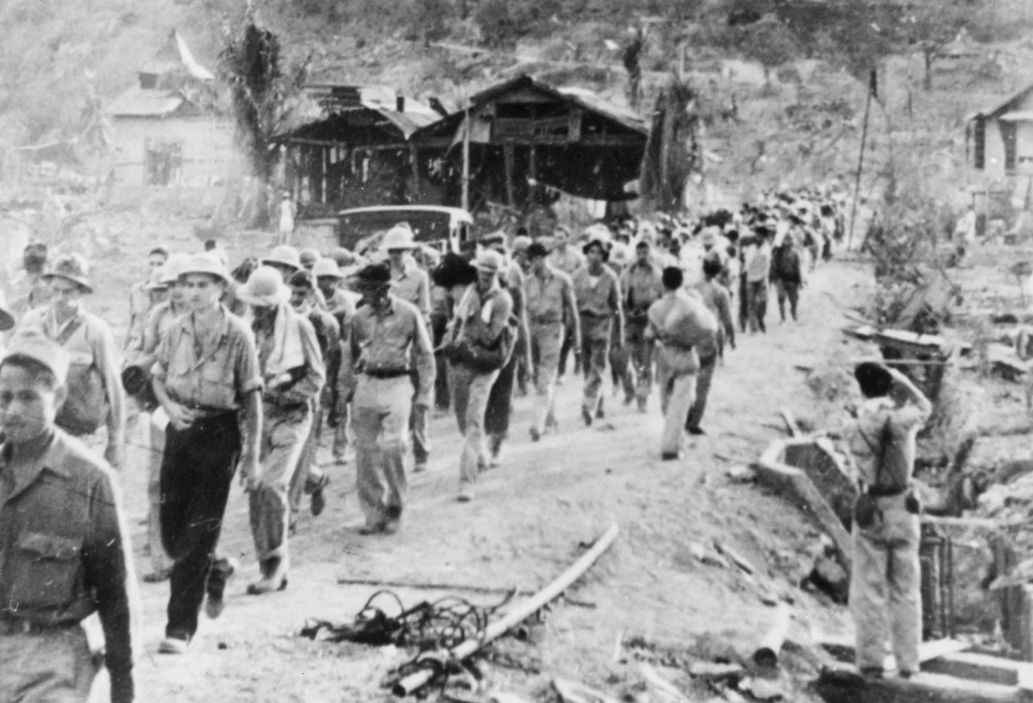 The Bataan Death March (Source: nationalmuseum.af.mil)