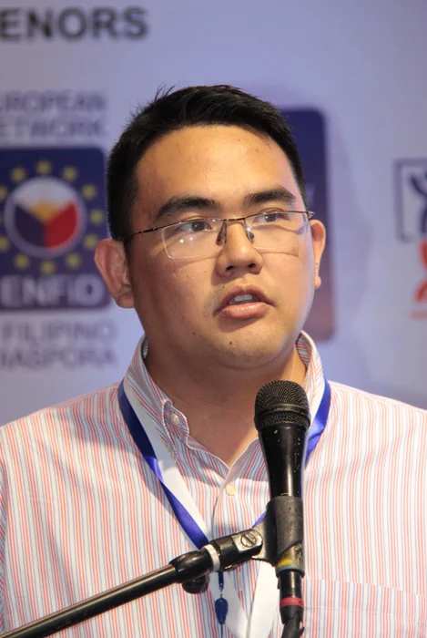 Earl Valencia of Ideaspace. Inc. (Photo courtesy of the Commission on Filipinos Overseas)