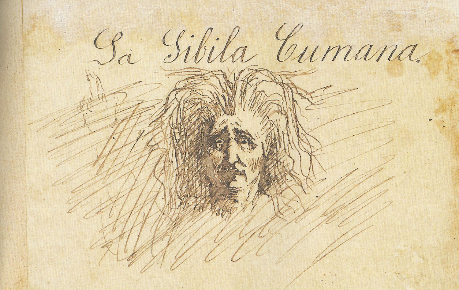 A Sybil (Illustration by Jose RIzal/Scanned from&nbsp;Jose Rizal's&nbsp;Haec Est Sibylla Cumana&nbsp;)