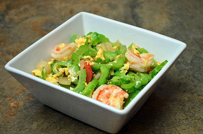 Shrimp Ampalaya (Source: kawalingpinoy.com)