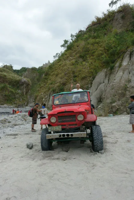 On a Toyota Land Cruiser (Photo by Sonny Siasoco)