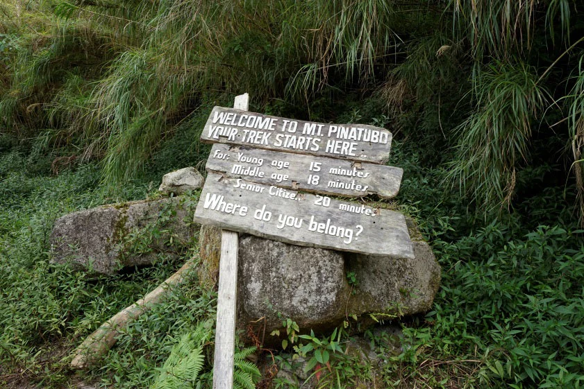 Trek marker (Photo by Sonny Siasoco)