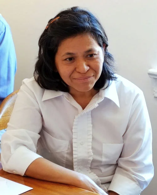 Hadassah Peri at a deposition in 2013. (Source: Peri family)