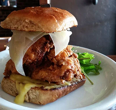 The Happy Home Cook: WILD's Fried Chicken Sandwich