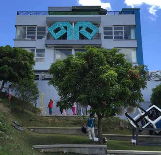 Museo Orlina in Tagaytay features art exhibits on three floors and outdoor garden. (Photo by Omar Paz)