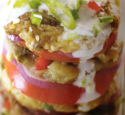 The Happy Home Cook: Ensaladang Talong (Eggplant Salad) with Coconut Vinaigrette