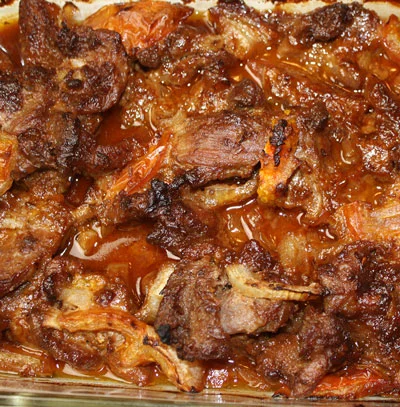 The Happy Home Cook: Baked Binagoongan- Pork Shoulder in Shrimp Paste
