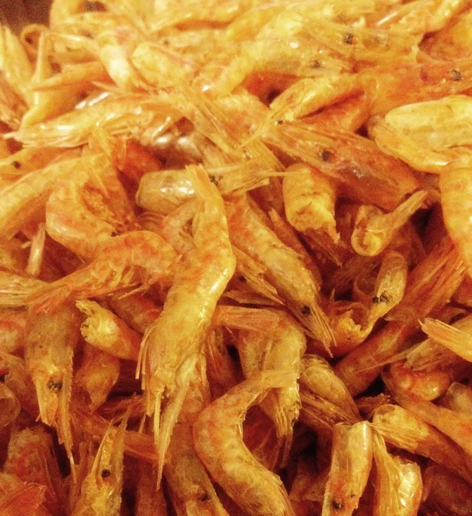Small dried whole shrimps (Photo by Jojo Sabalvaro-Tan)