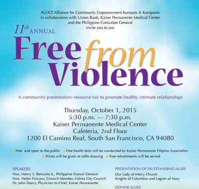 ALLICE 11TH Annual Free From Violence: PH, U.S. Officials Unite Against Domestic Abuse