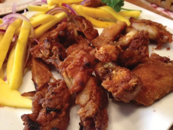 The Happy Home Cook: Mango Fried Chicken