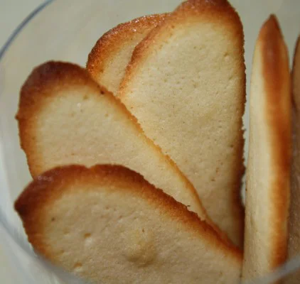 The Happy Home Cook: Lenguas de Gato - Thin Butter Cookies