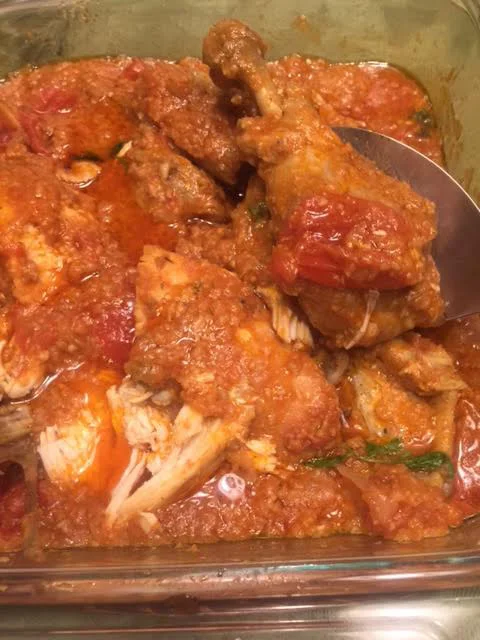 Pipian with sauce (Photo by Elizabeth Ann Quirino)