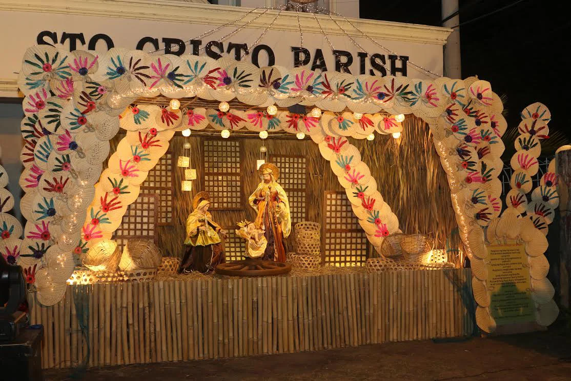 The Santo Cristo Parish Belen in Tarlac like all the rest are made of 50% indigenous materials. (Photo courtesy of The Tarlac Heritage Foundation - Belenismo sa Tarlac)