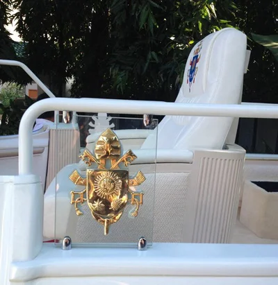 We’re on a Pope Mobile