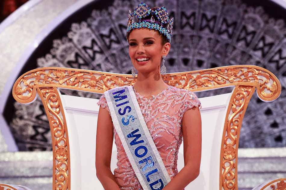  The first Miss World-Philippines, Megan Young, 2013. First Filipina to win the title outright, on her own, in a muslim country, yet. 