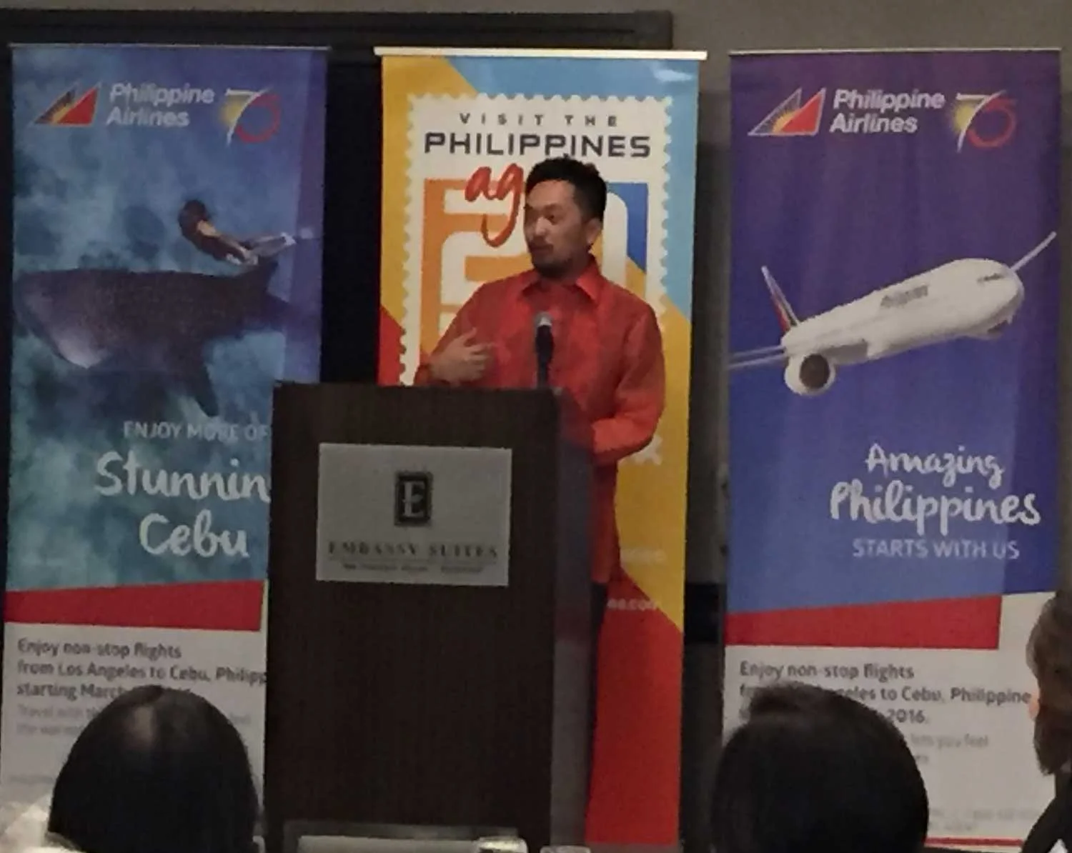 Emcee Angelo "Gelo" Barga of TFC 