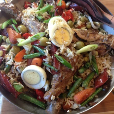 The Happy Home Cook: Paella de Adobo by Señor Anastacio de Alba